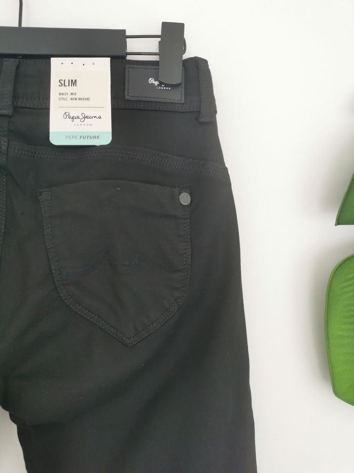 Jean slim noir New Brooke Pepe Jeans W29 L32 - photo numéro 7