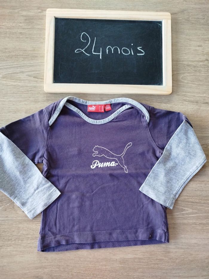 T shirt fille manches longues taille 2ans