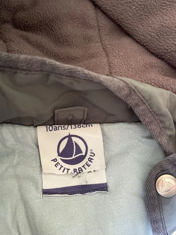 Manteau petit bateau taille 10ans - photo numéro 2