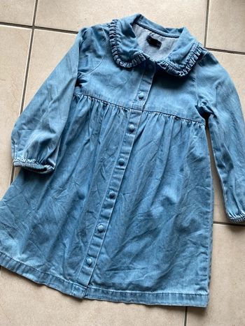 Robe denim jean fille 24 mois Kiabi