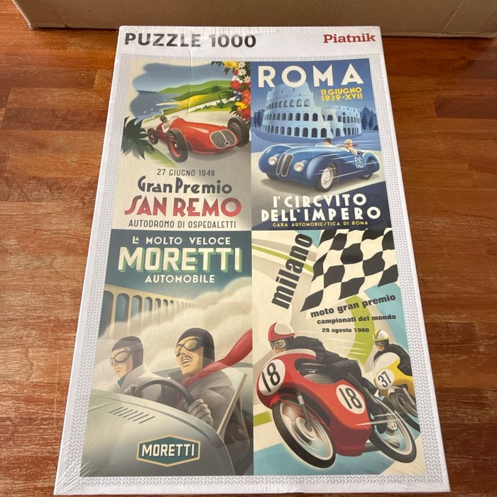 Puzzle 1000 pièces ancienne, fiche automobile