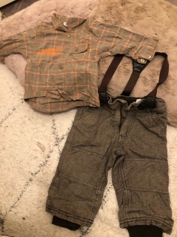 Ensemble garçon H&M 9/12 mois