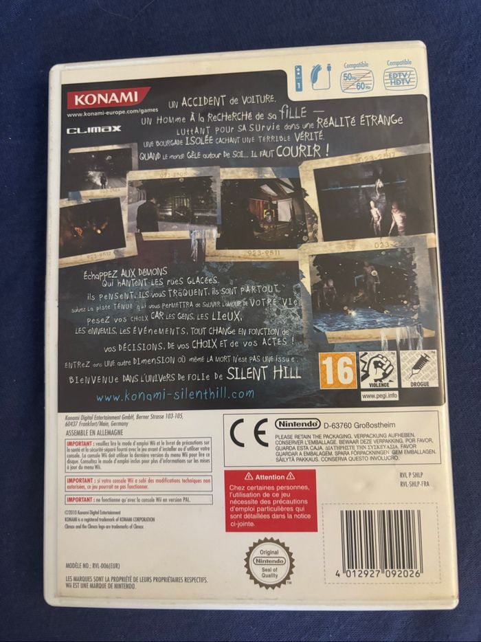 Silent Hill shattered memories Wii PAL FR - photo numéro 2