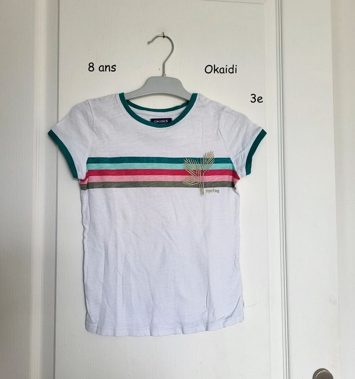 T-shirt okaïdi 8 ans