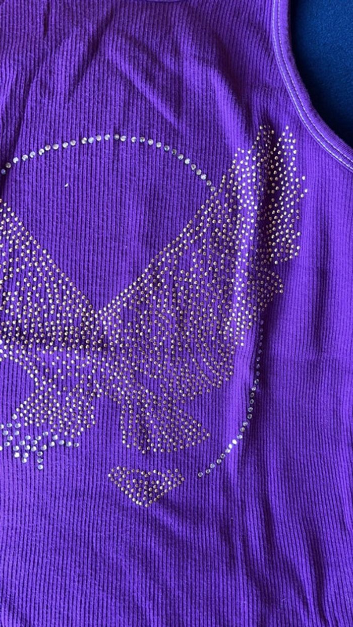 Débardeur violet roxy - photo numéro 2