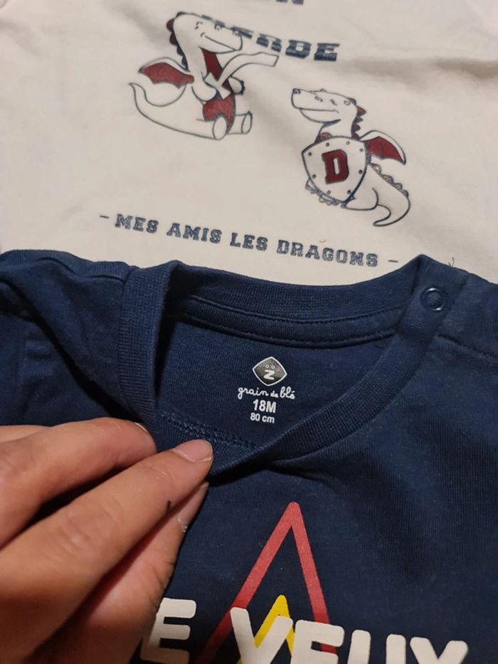 Lot t shirt manches longues - photo numéro 5