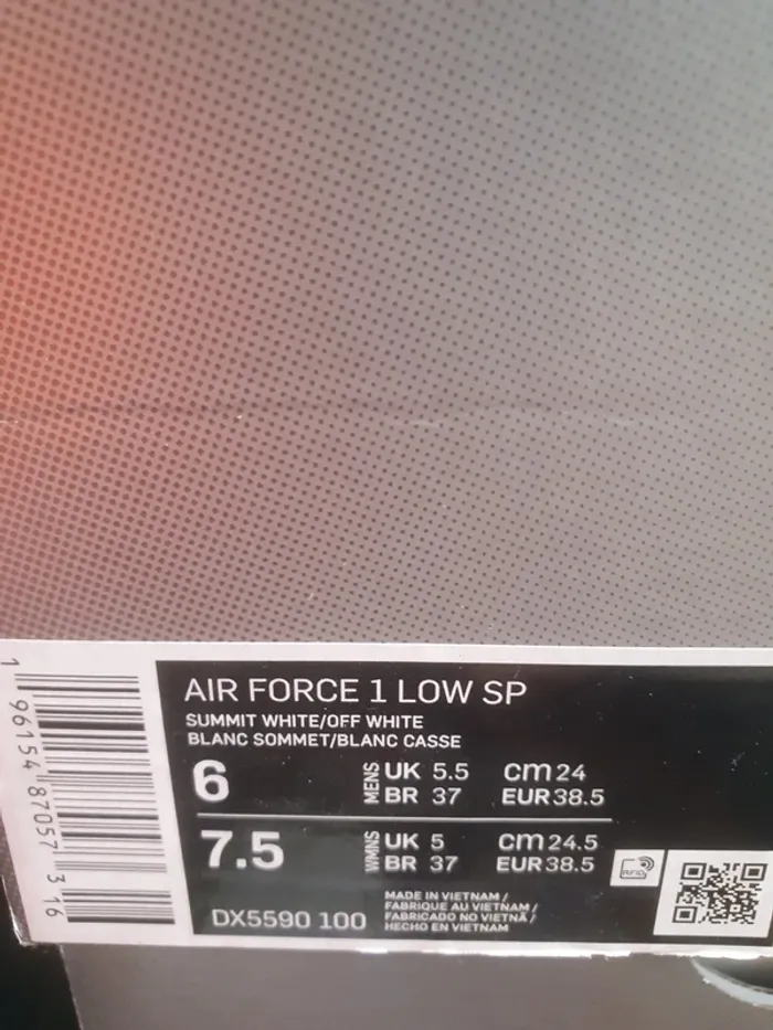 Nike Air Force 1 "Slam Jam"/neuves/(38.5) - photo numéro 14