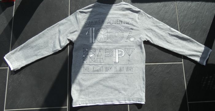 Joli tee-shirt manches longues garçon 10 ans (138 cm) Vertbaudet - photo numéro 4