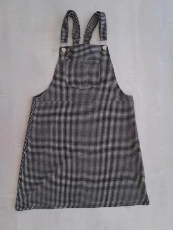 Robe salopette - Clockhouse - taille M - carreaux style pied de poule