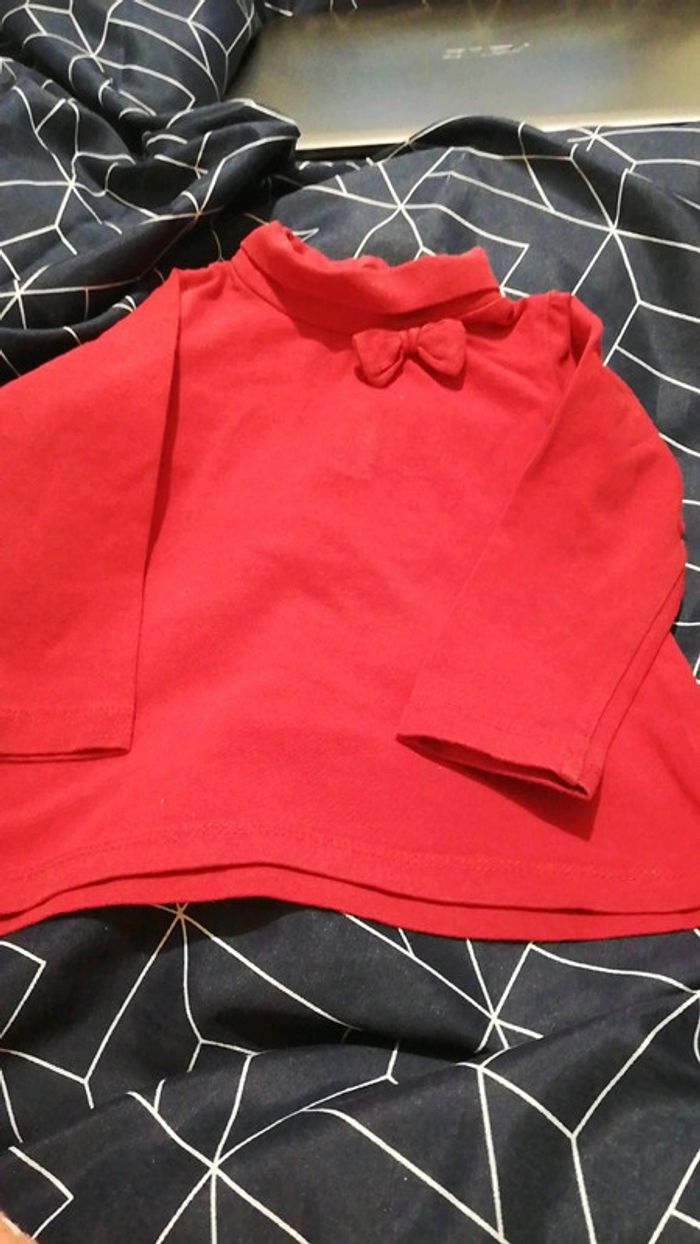 Col roulé rouge - photo numéro 2