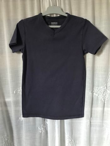 T-shirt bleu marine 8/10 ans Zeeman