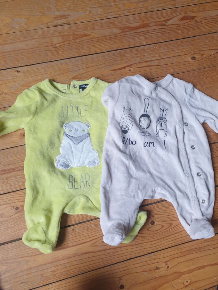 Lots de 2 pyjamas et 2 body  naissance - photo numéro 2
