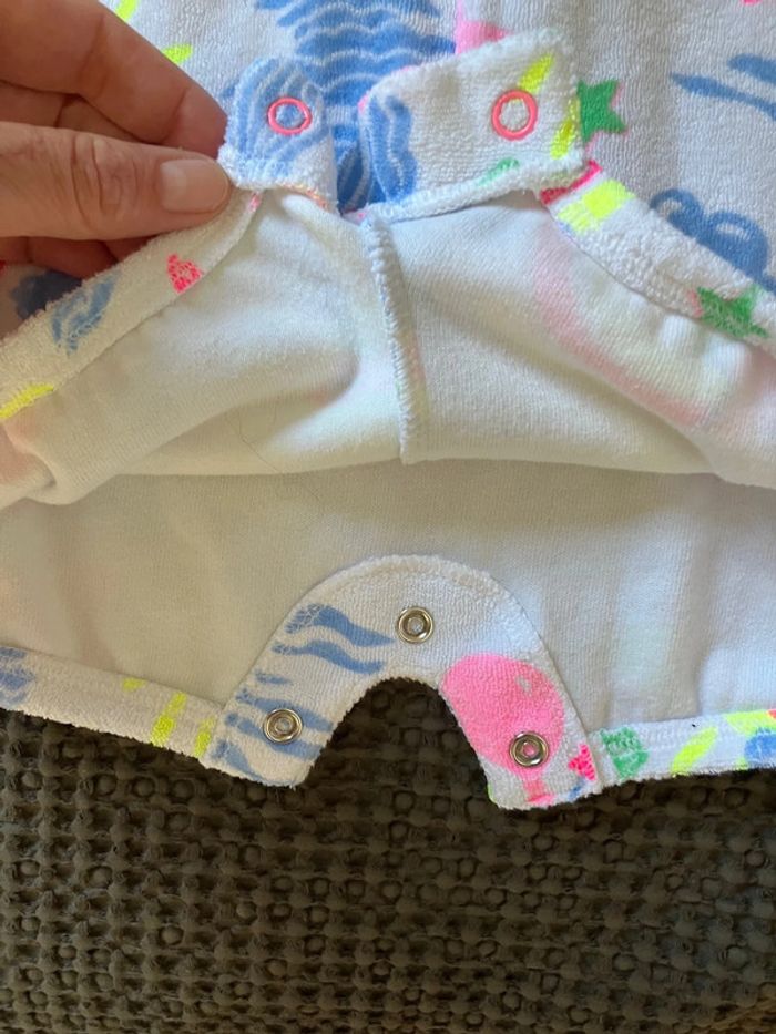 Combi short coton éponge multicolore - photo numéro 5