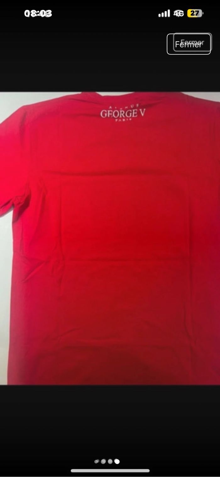 T shirt Avenue George V Paris neuf avec étiquettes - photo numéro 4