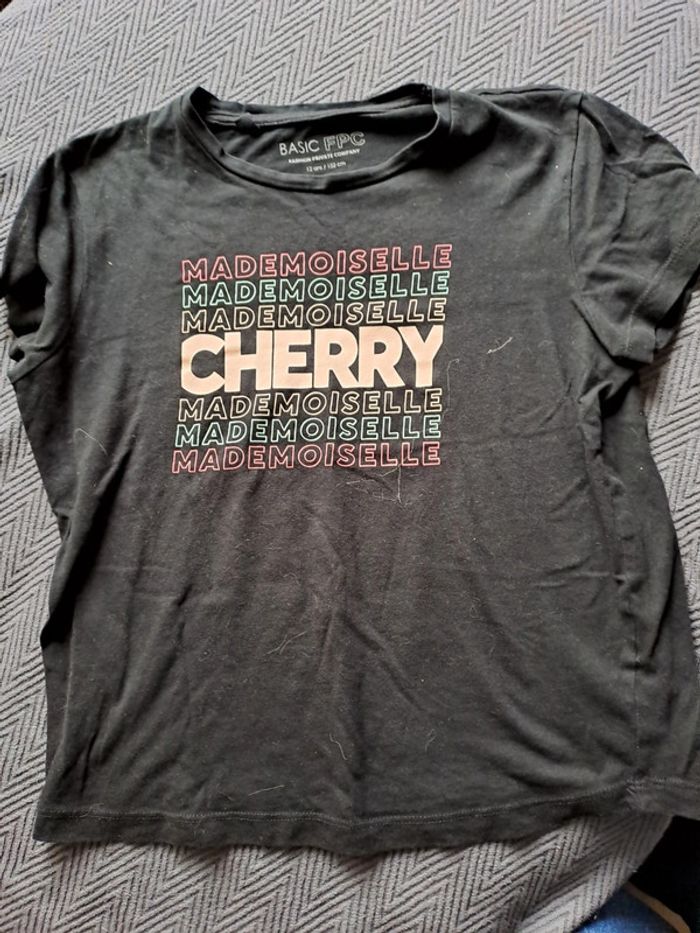 Tshirt mc Melle Cherry 12 ans