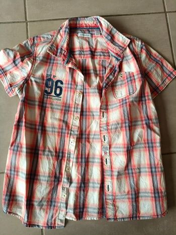 Chemise manches courtes garçon 10 ans