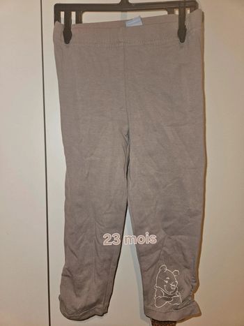 Legging gris taupe Winnie l'Ourson - Disney Baby - 23 mois