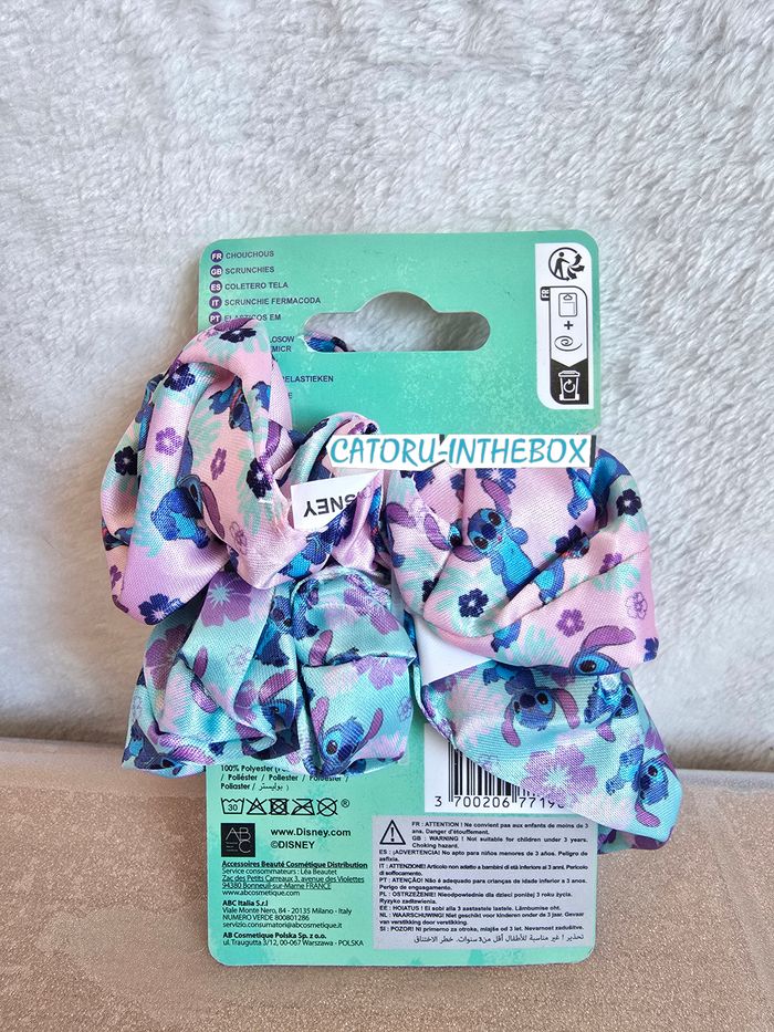 Lot 2 chouchou / Scrunchie Disney Stitch - photo numéro 2