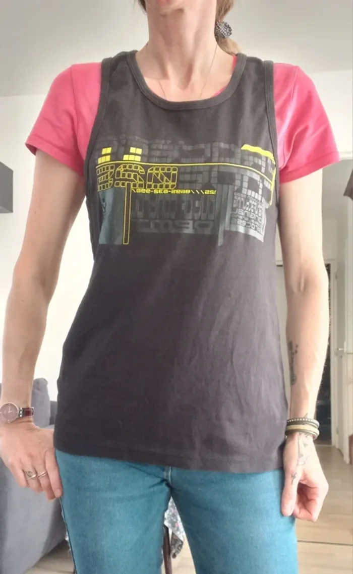 Débardeur noir homme T.M - photo numéro 9