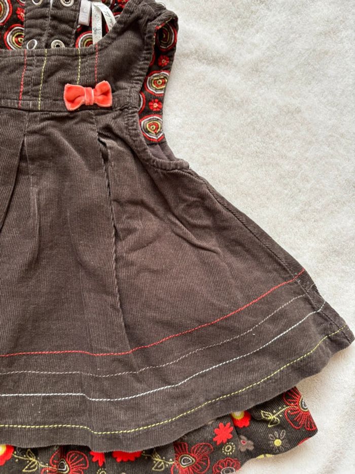 Robe aspect velours sans manche - photo numéro 3