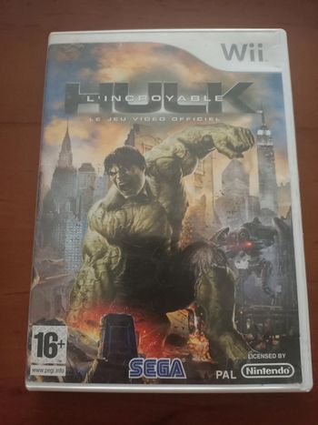 Jeu vidéo Nintendo Wii l'incroyable hulk le jeu officiel
