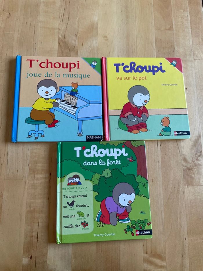 Lot de 3 tchoupi livres