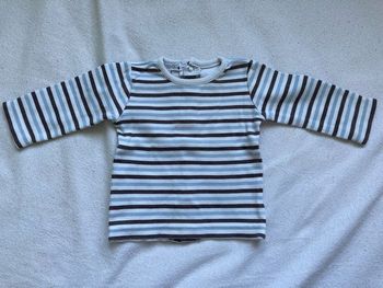 T-shirt in extenso rayé 1 mois