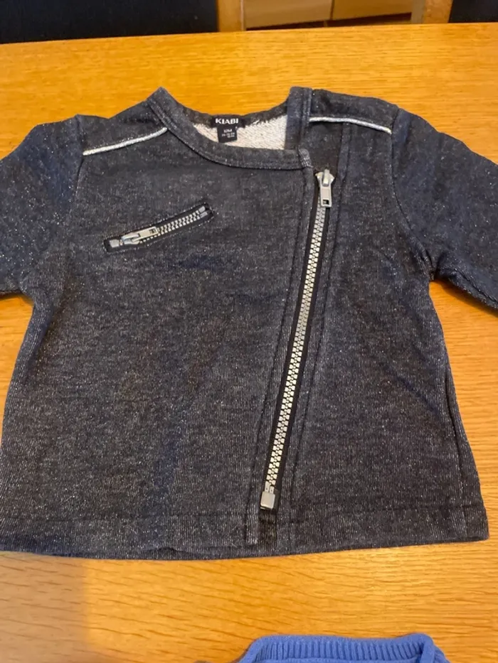 3 gilets fille 12 mois - photo numéro 5