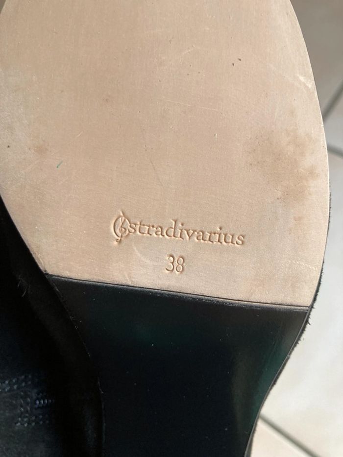 Bottines cuir Stradivarius 38 - photo numéro 8
