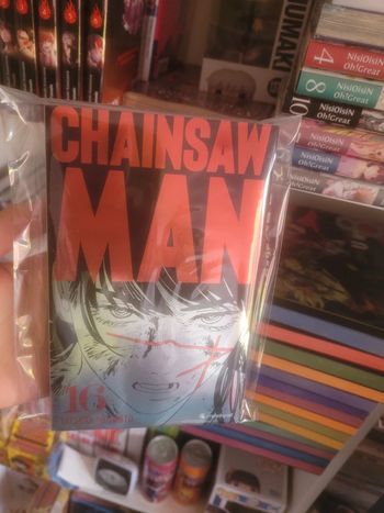 Manga Chainsaw Man édition limitée jaquette alternative brillante