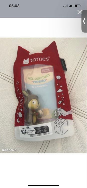 Figurine tonies pour toniebox neuf