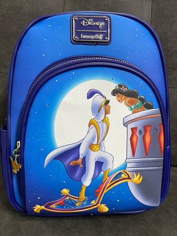 DISNEY - Scène Aladdin et Jasmine - Mini Sac à Dos LoungeFly