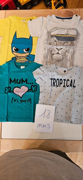 Lot de 4 t shirts