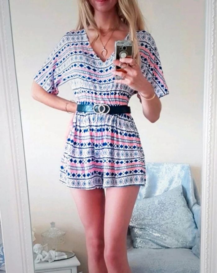 Combi-short à motifs aztèques- T.S ou T.36 🖤