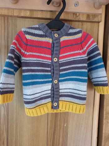 Jolie gilet multicolore