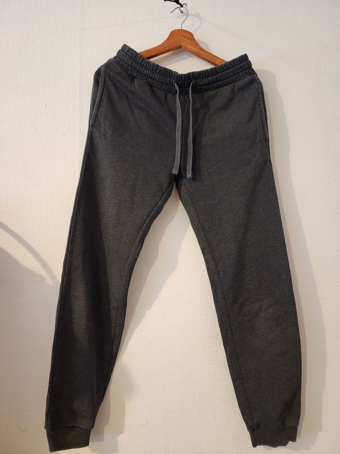 Pantalon jogging gris foncé pour adolescent