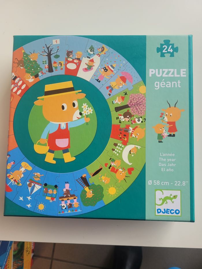 Djeco puzzle géant 24 pièces