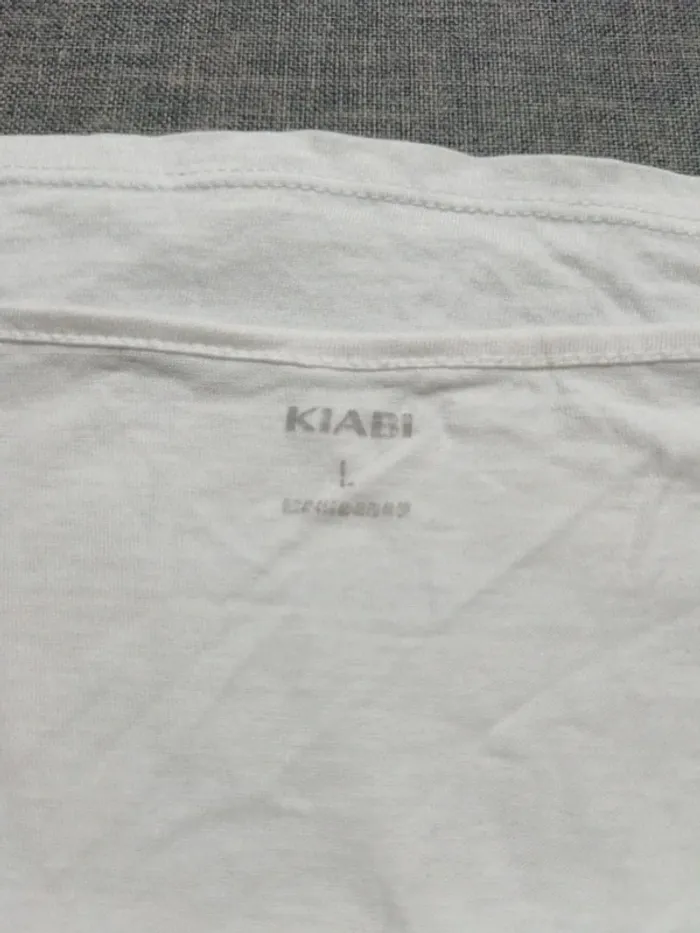 C62 débardeur blanc kiabi L - photo numéro 3