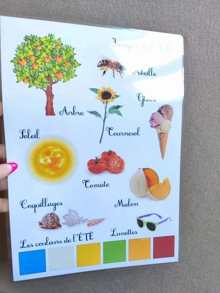 Imagier de l'été A4 - photo numéro 3
