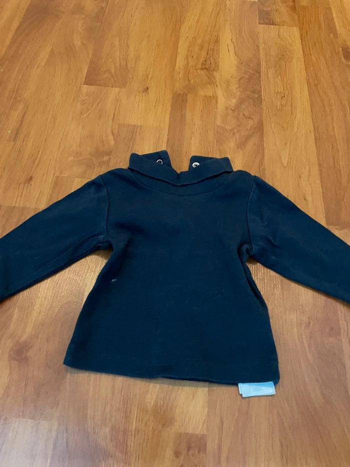 Lot de 3 sous-pull unis 3 mois - photo numéro 2