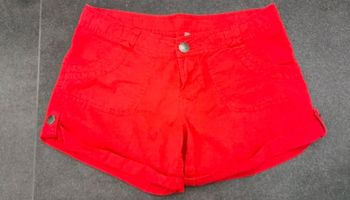 Short rouge femme M 38