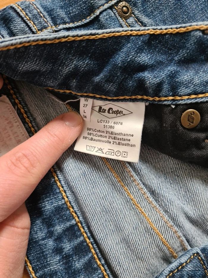 Jean's Lee cooper W27 L34 coupe slim - photo numéro 7