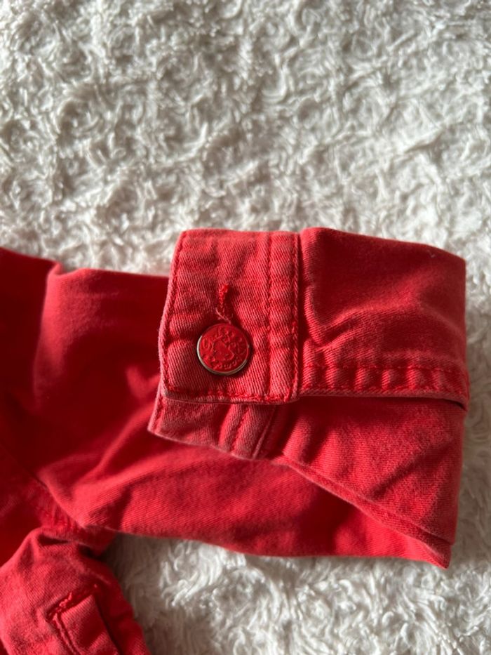 Veste en jean rouge dpam 3 ans - photo numéro 6