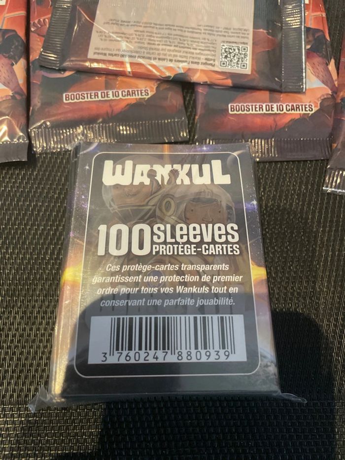 Wankul lot 8 boosters + 1 paquet de 100 sleeves saison 3 FR scellés abysse corp - photo numéro 5