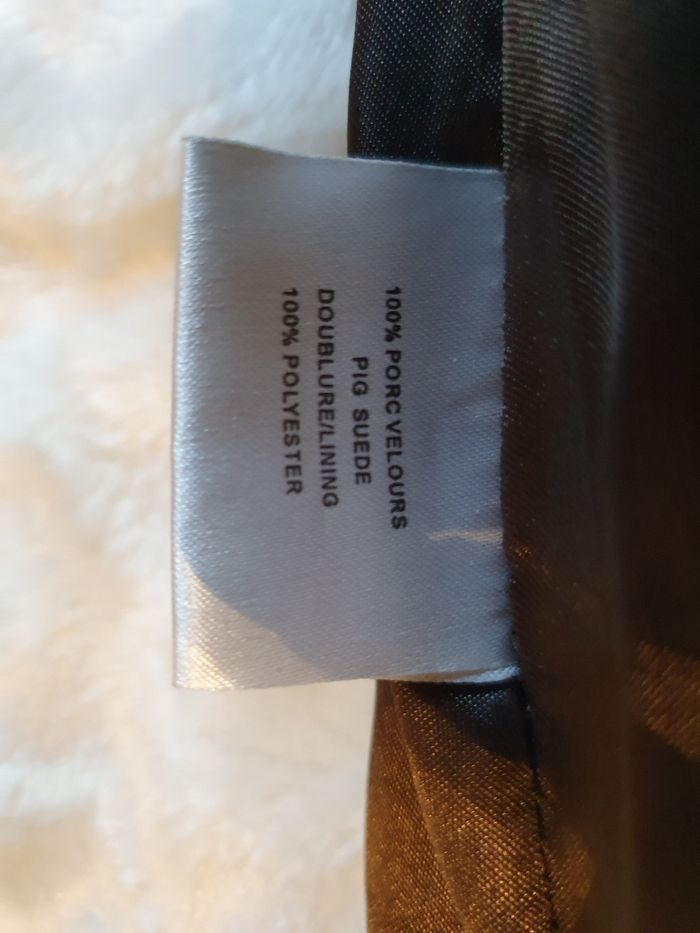 Pantalon en daim, forme jeans 501. - photo numéro 5