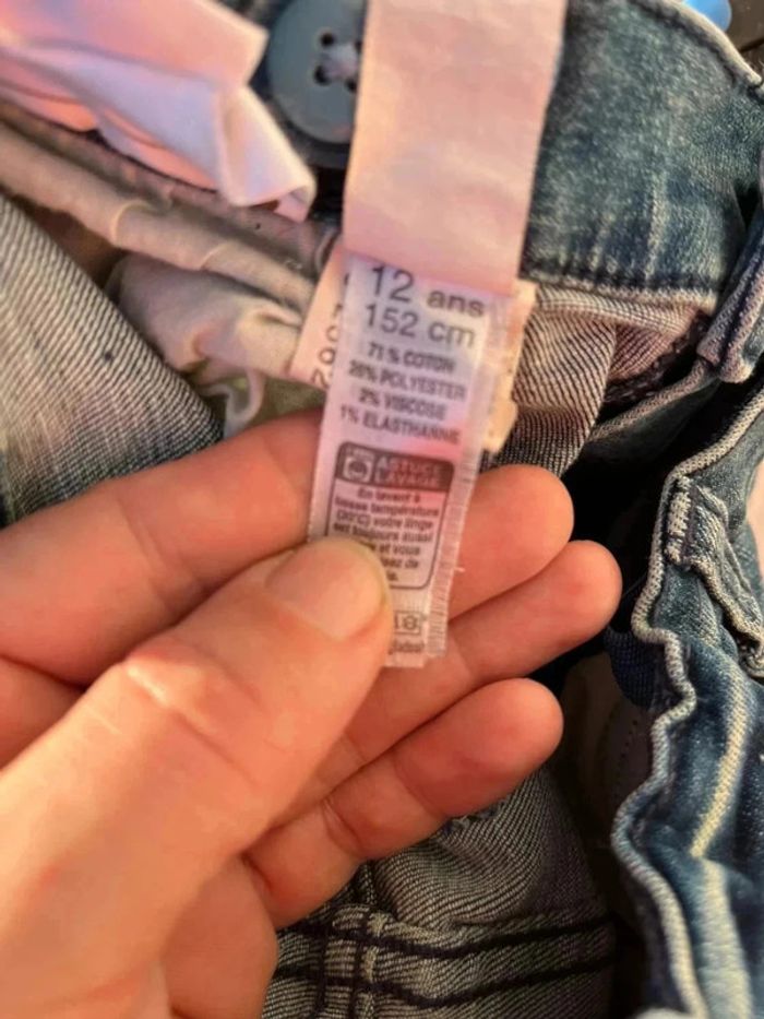 Jeans essentiel taille 12 ans - photo numéro 9