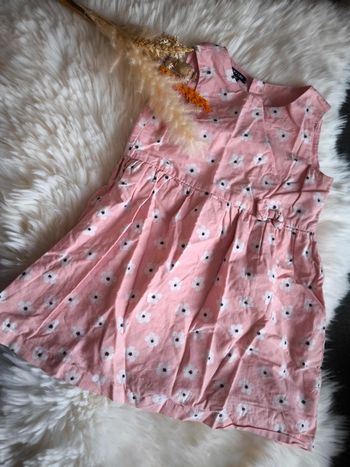 🩷 Superbe robe fleurie rose Kiabi 24 mois 🩷