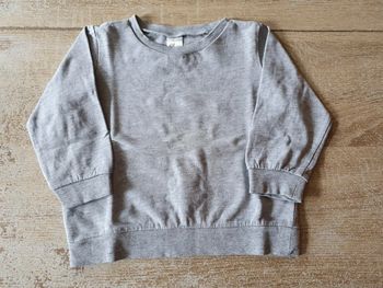 Sweat gris H&M - 12/18 mois 86 cm