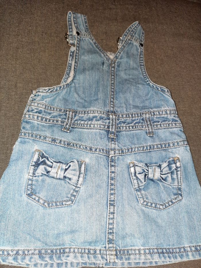 Robe salopette en jean's - photo numéro 3