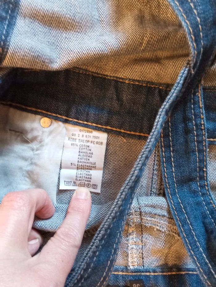 Robe salopette en jean 38 - photo numéro 3